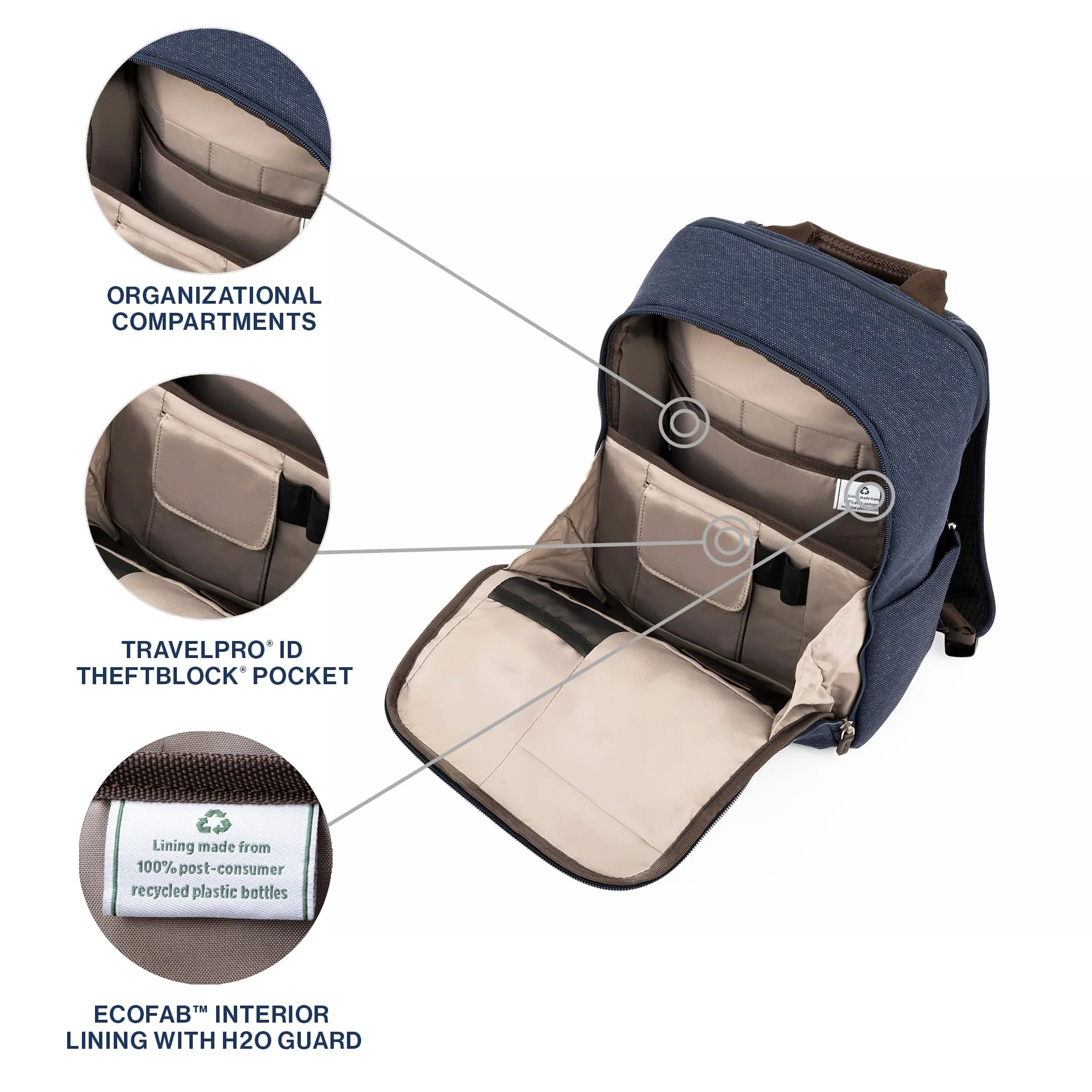 Travelpro Platinum Elite Laptop Travel Backpack, Fits up to 16 Inch Laptop
