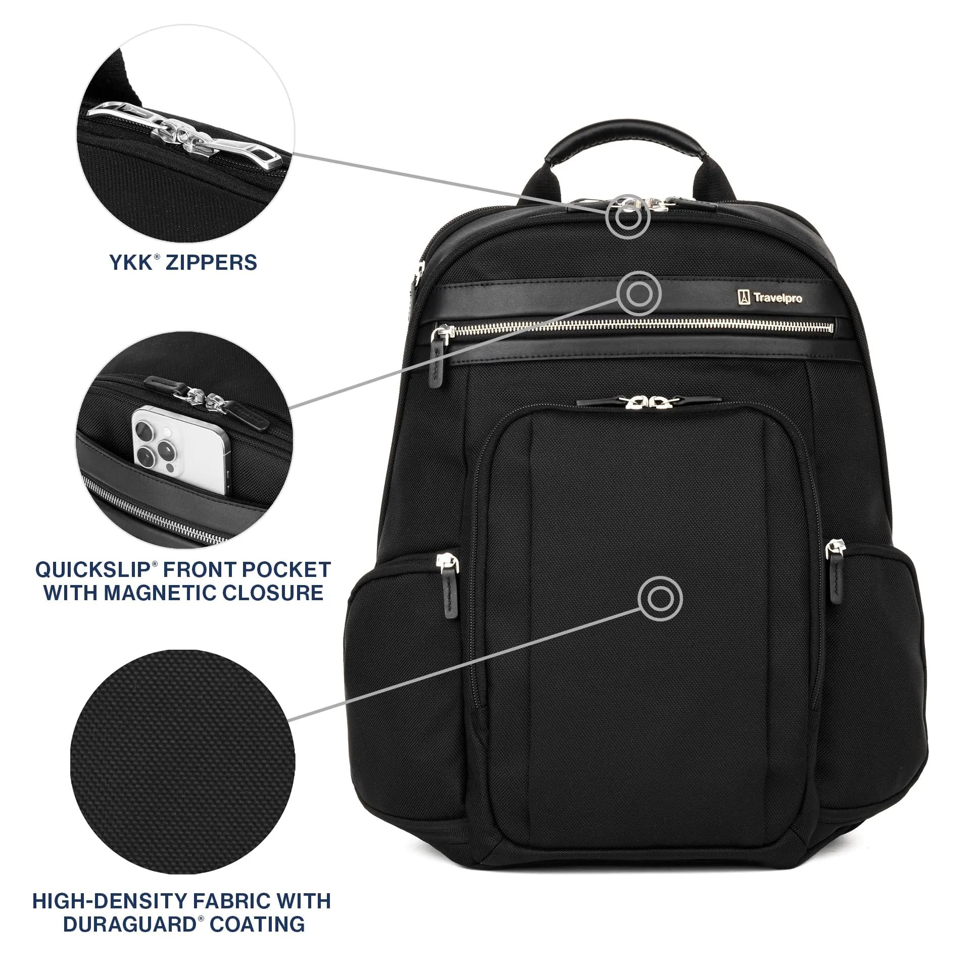 Travelpro Platinum Elite Laptop Travel Backpack, Fits up to 17.5 Inch Laptop