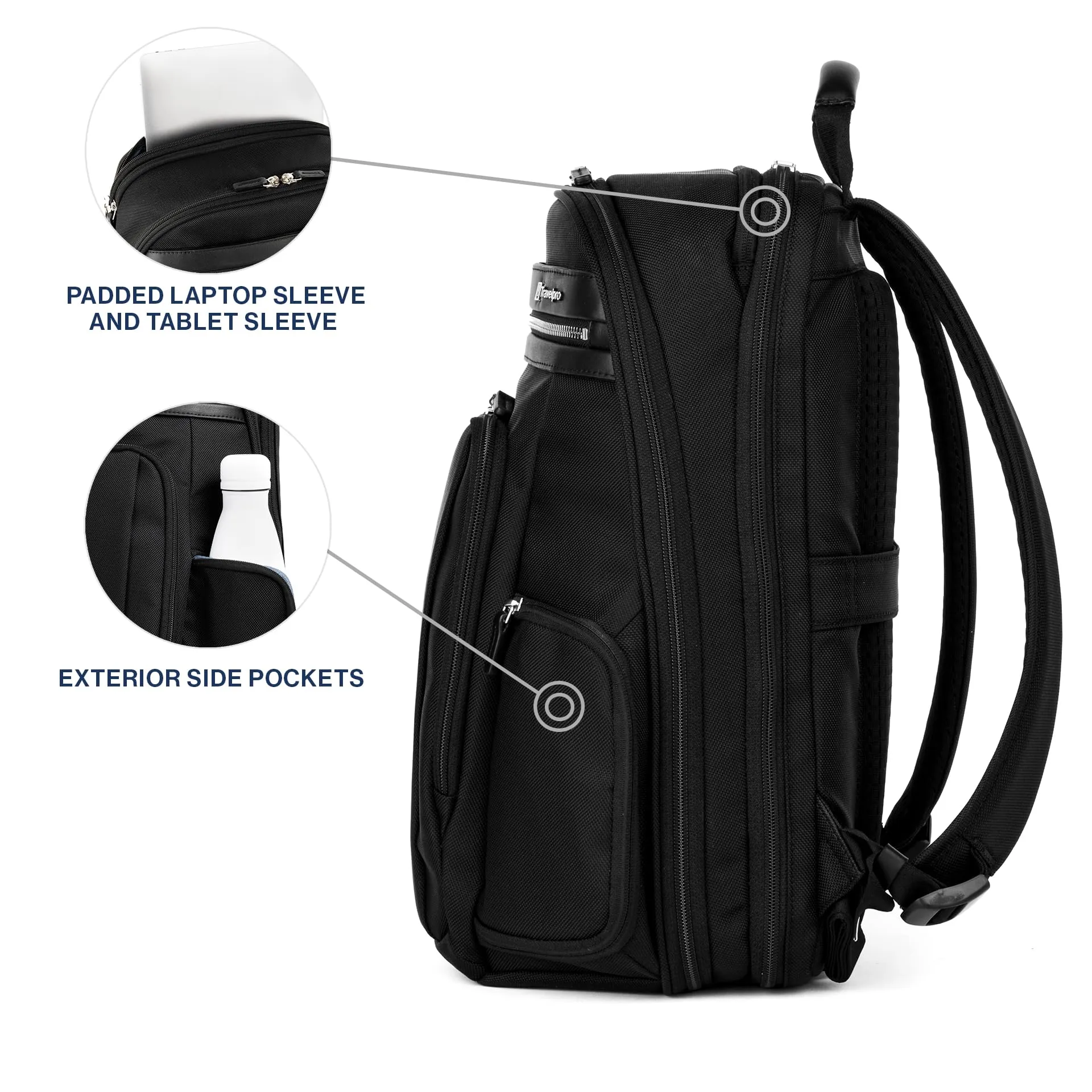Travelpro Platinum Elite Laptop Travel Backpack, Fits up to 17.5 Inch Laptop