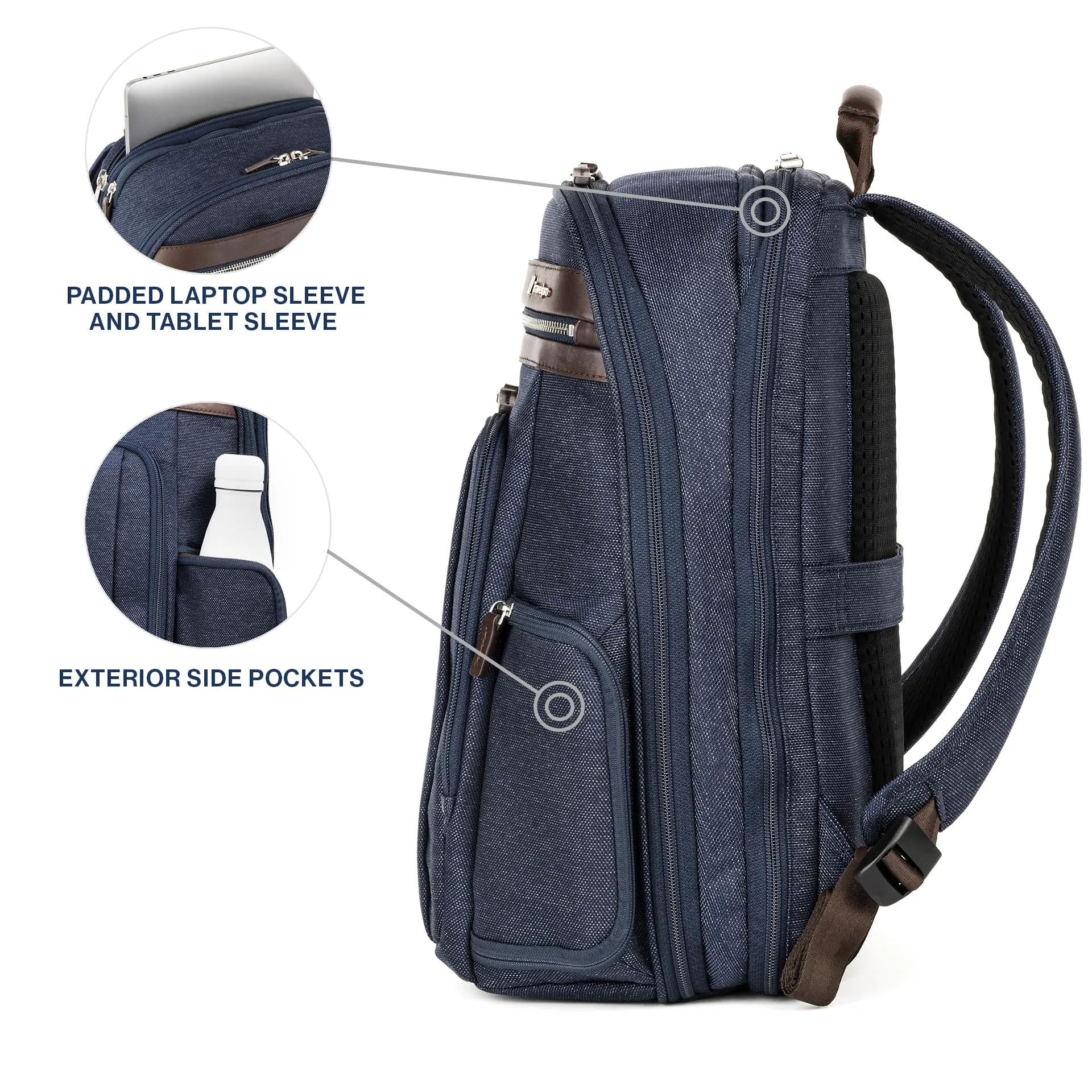 Travelpro Platinum Elite Laptop Travel Backpack, Fits up to 17.5 Inch Laptop