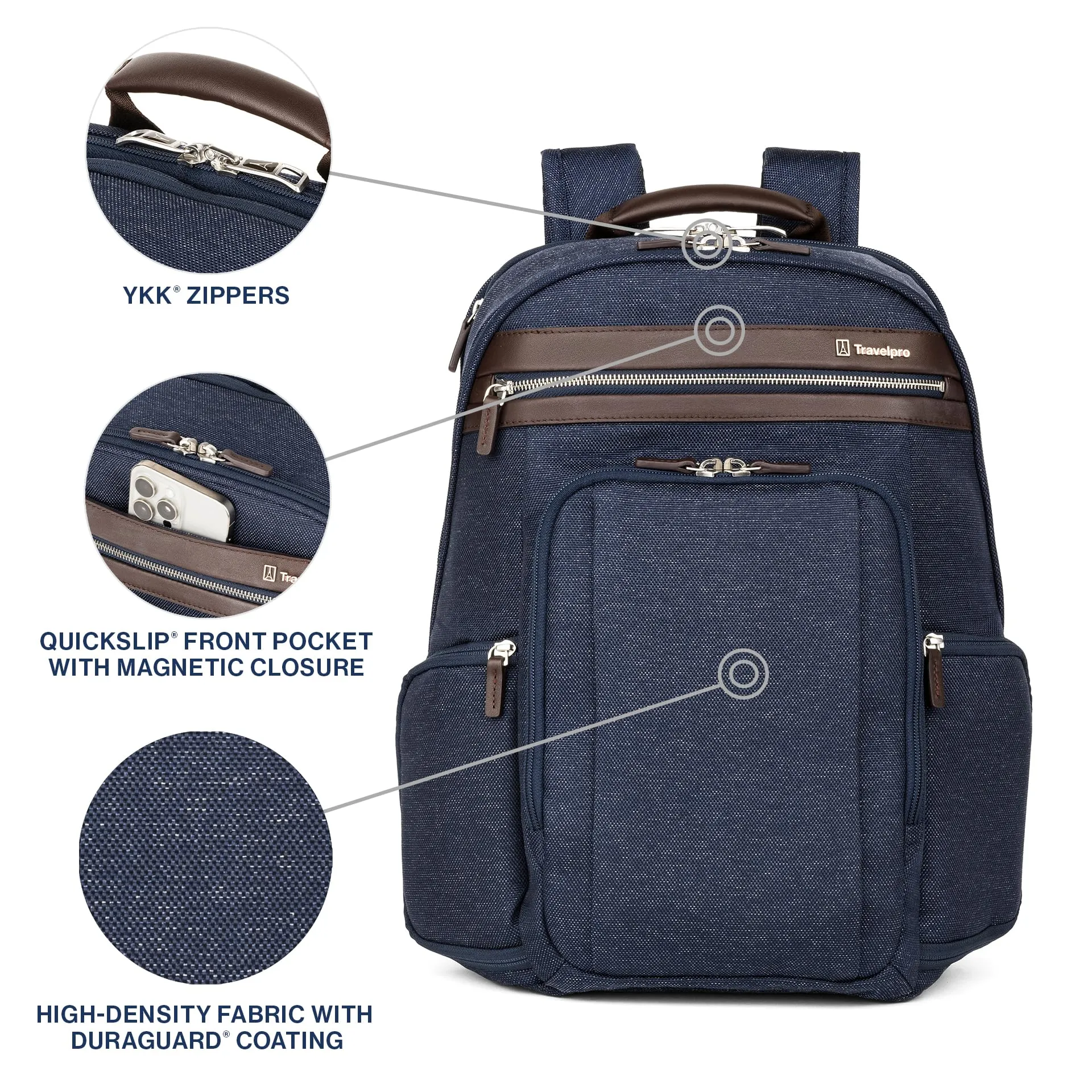 Travelpro Platinum Elite Laptop Travel Backpack, Fits up to 17.5 Inch Laptop